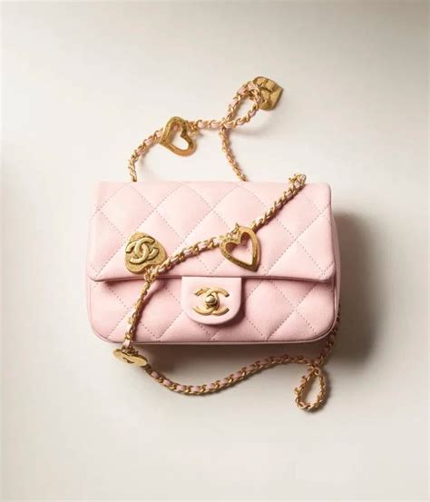 chanel fur bag pink|mini pink chanel bag.